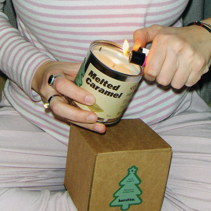 Melted Caramel Candle